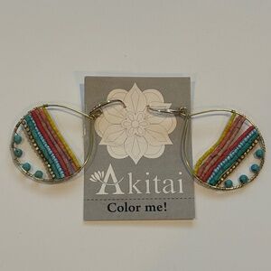 New Beaded dangle earrings